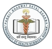 Pandit Bhagwat Dayal Sharma Post Graduate Institute of Medical Sciences Rohtak (PGIMS Rohtak) Student portal Login