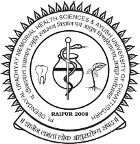 Pt Deendayal Upadhyay Memorial Health Sciences and Ayush University of Chhattisgarh Student portal Login