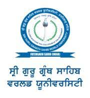 Sri Guru Granth Sahib World University Student Portal Login